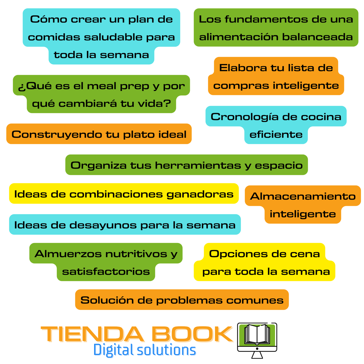 📚 Plan de comida saludable para toda la semana 🔥🥑🍲